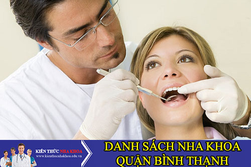 danh sách nha khoa quận bình thạnh